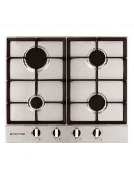 600mm Gas Hob, 4 Burner, Stainless Steel